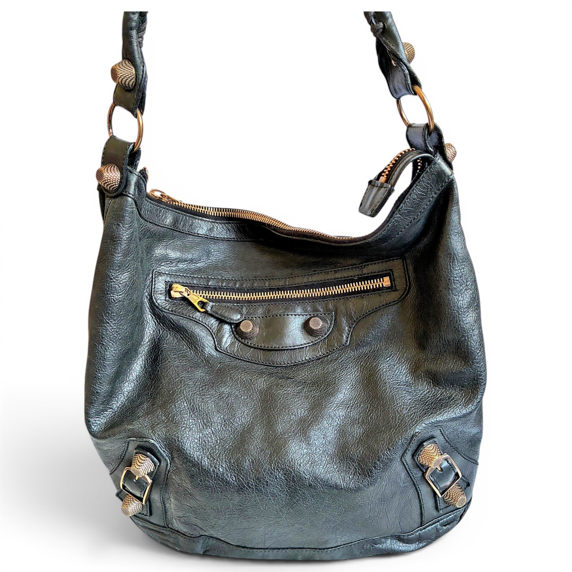 Day leather handbag