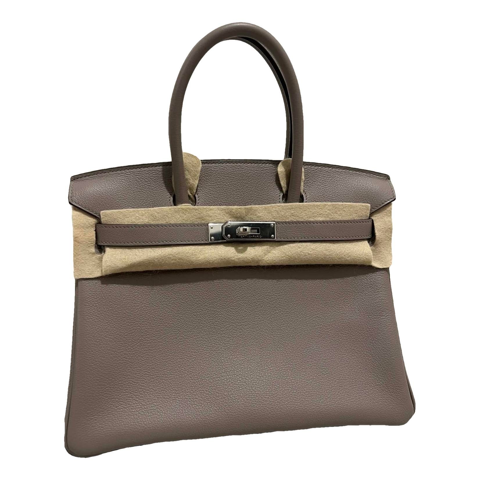 Birkin 30 leather handbag