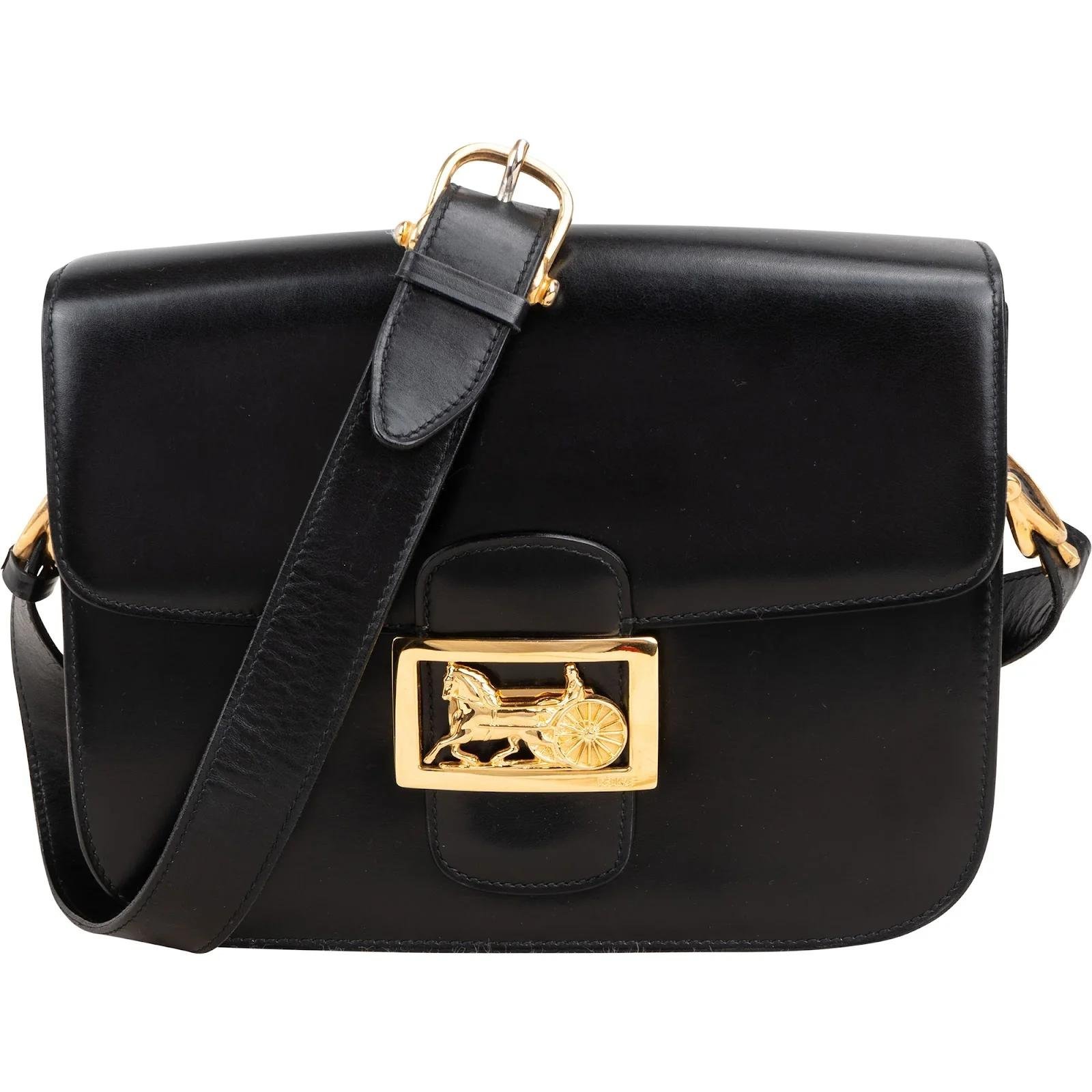 Triomphe leather handbag