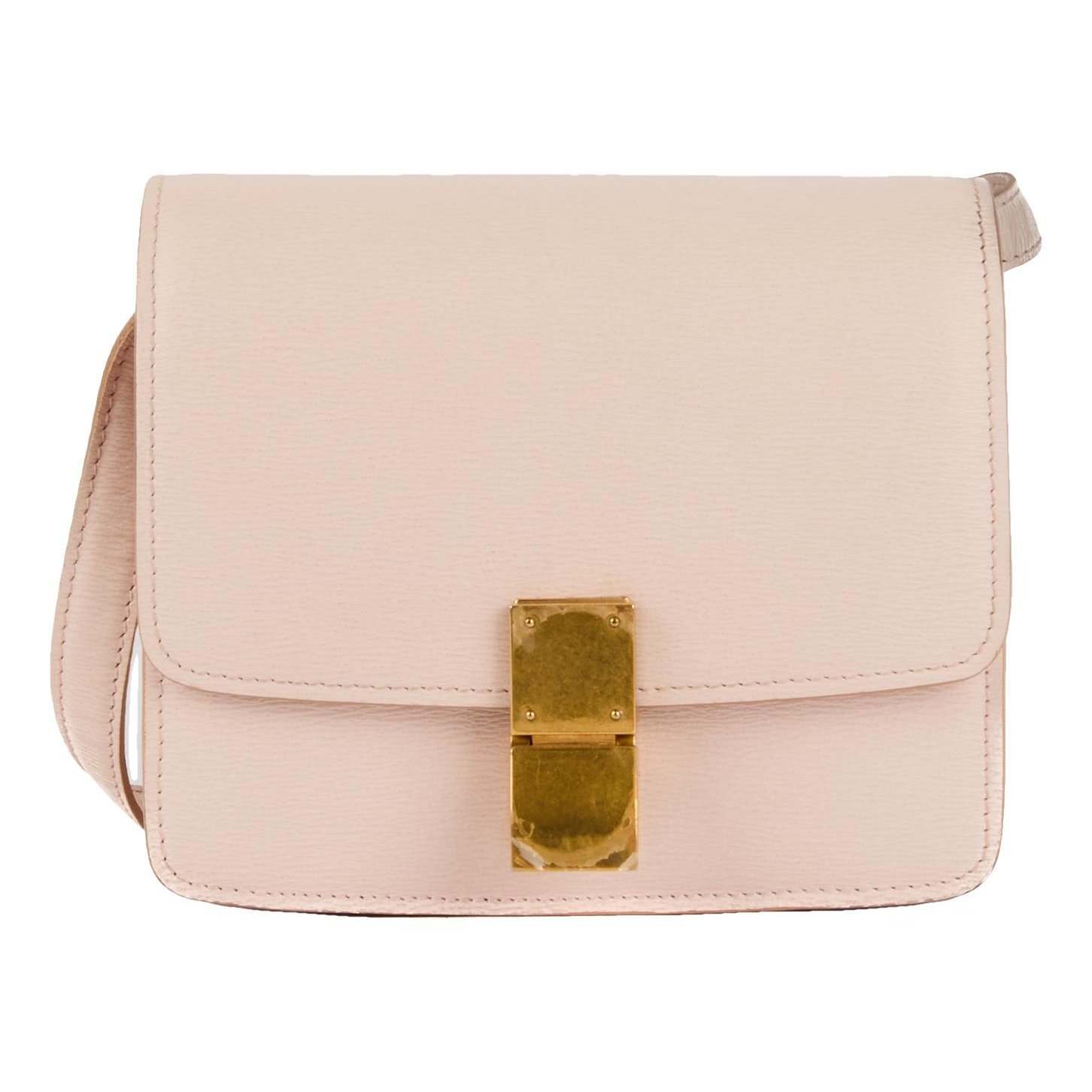 Classic leather crossbody bag