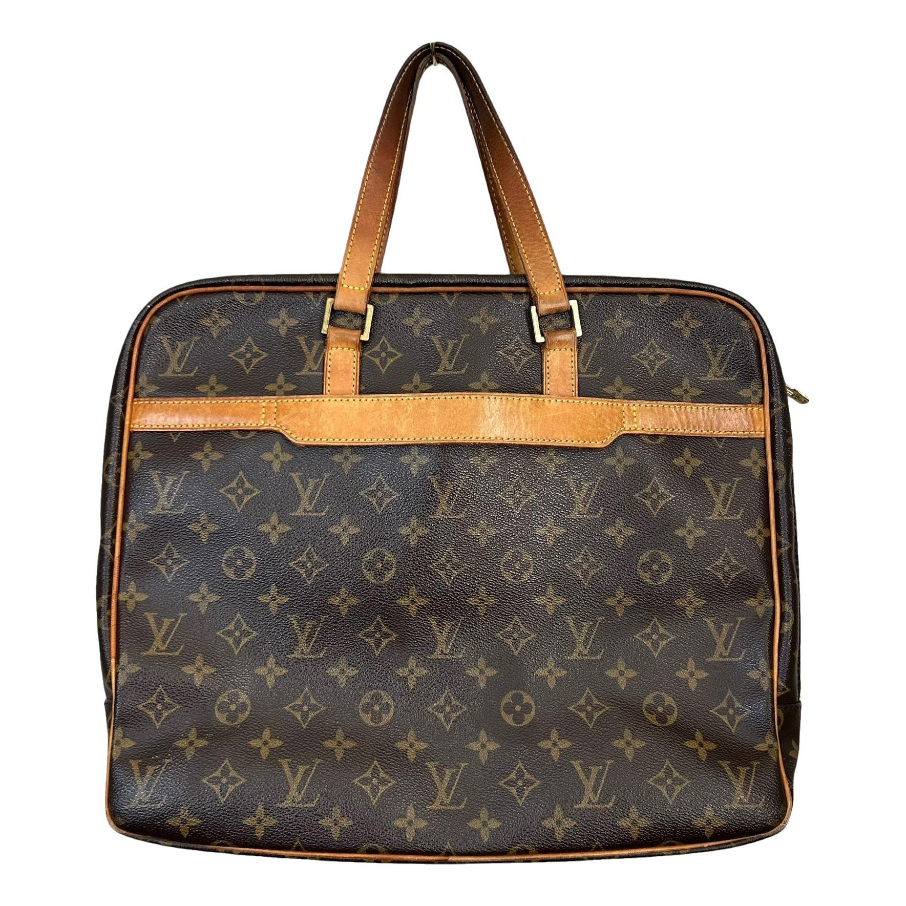Leather travel bag