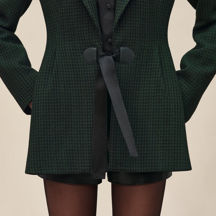 Vert Anglais Jacket With Knotted Waist