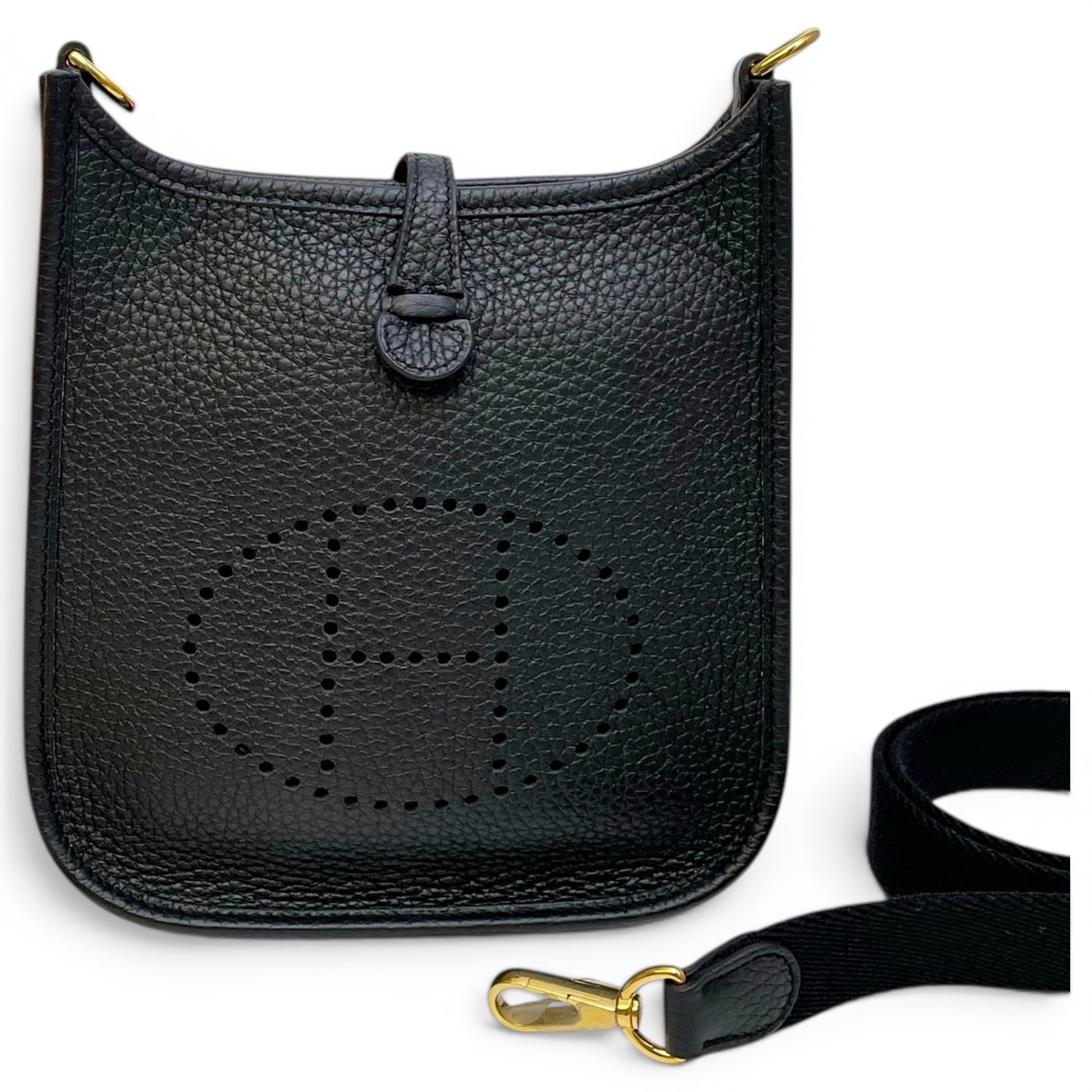 Mini Evelyne leather handbag