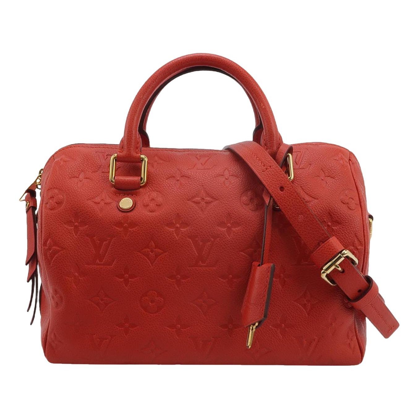 Speedy leather handbag