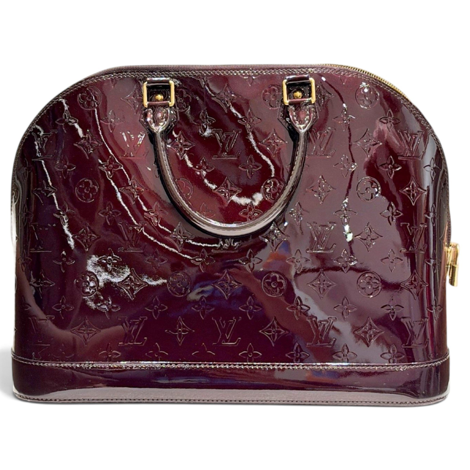 Alma patent leather handbag
