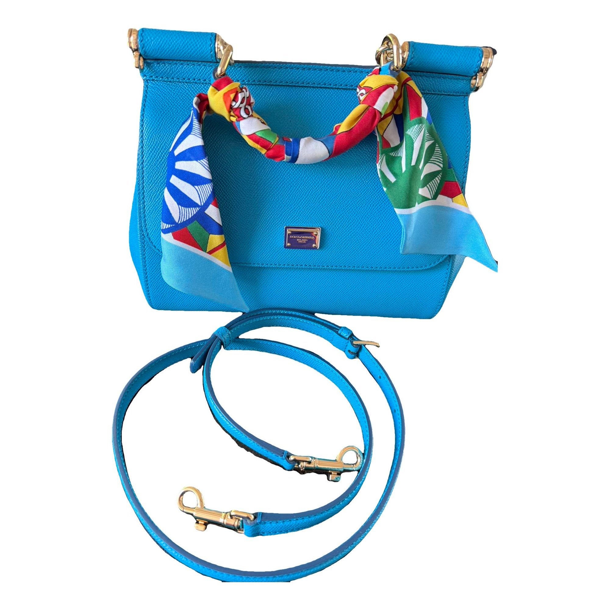 Dolce & Gabbana Sicily leather handbag