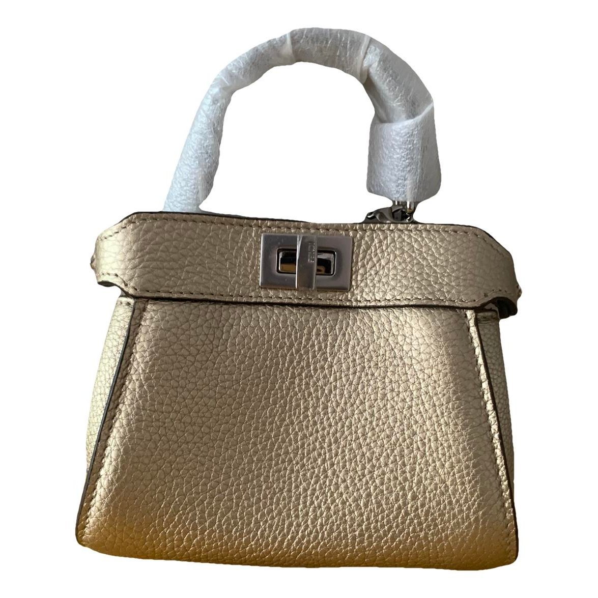 Peekaboo leather handbag