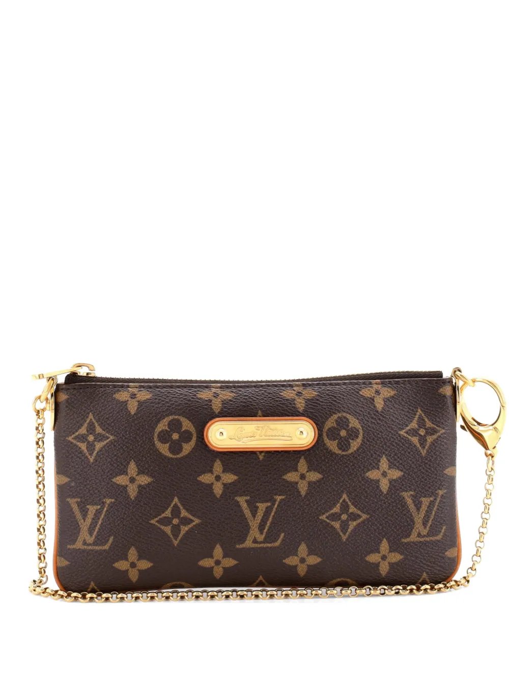 Milla Pochette Monogram Canvas MM clutch bag