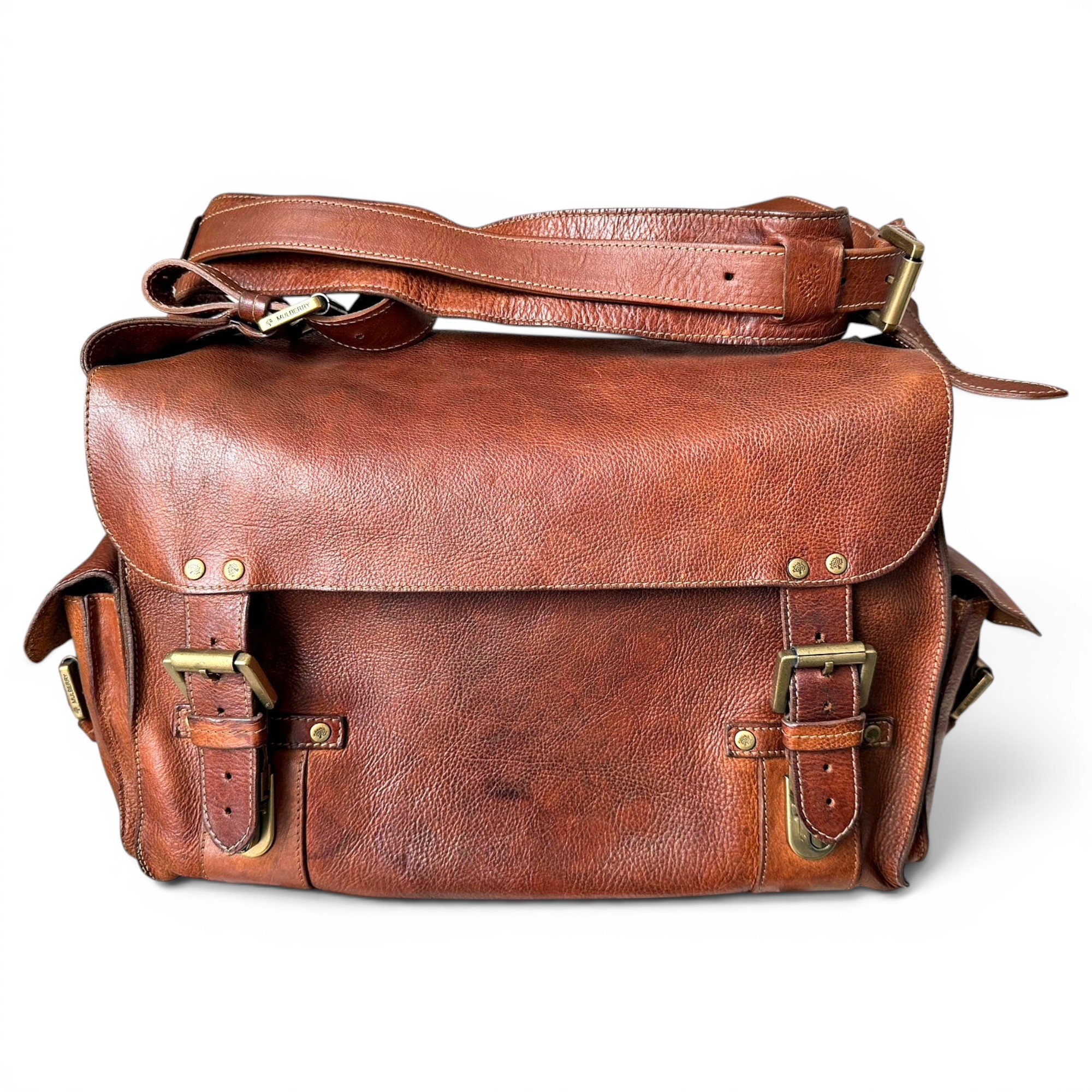Leather satchel
