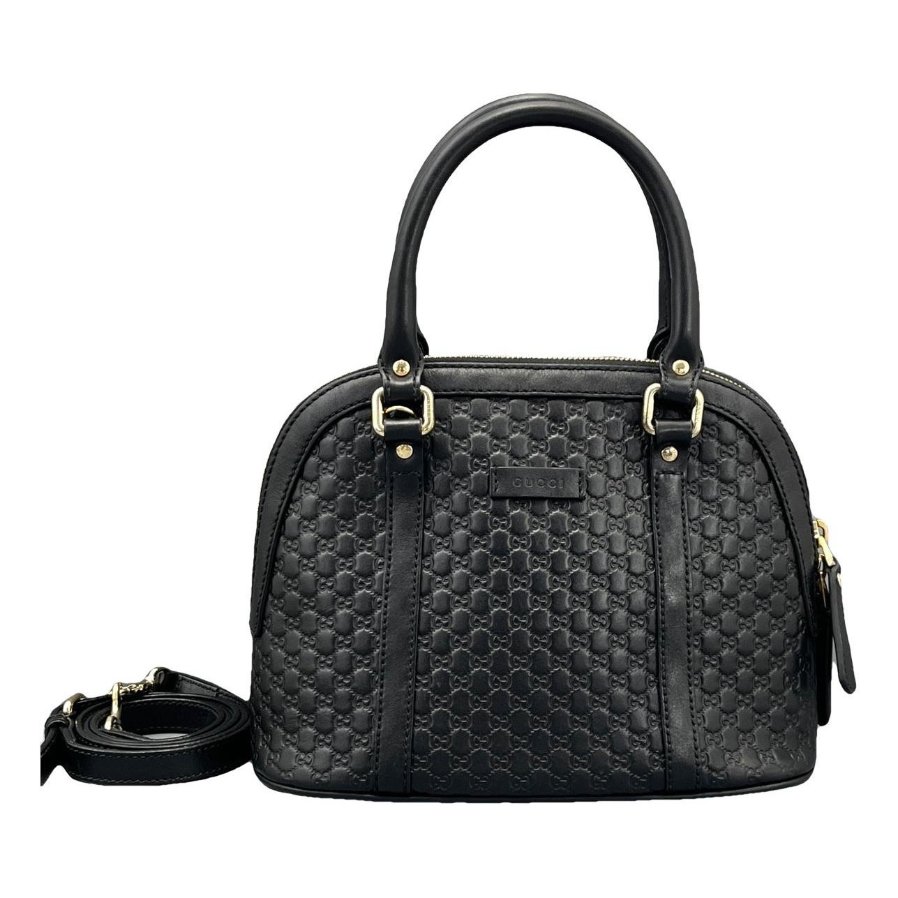 Dôme leather crossbody bag