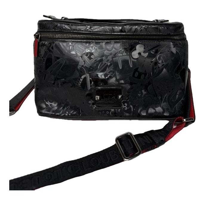 Patent leather handbag