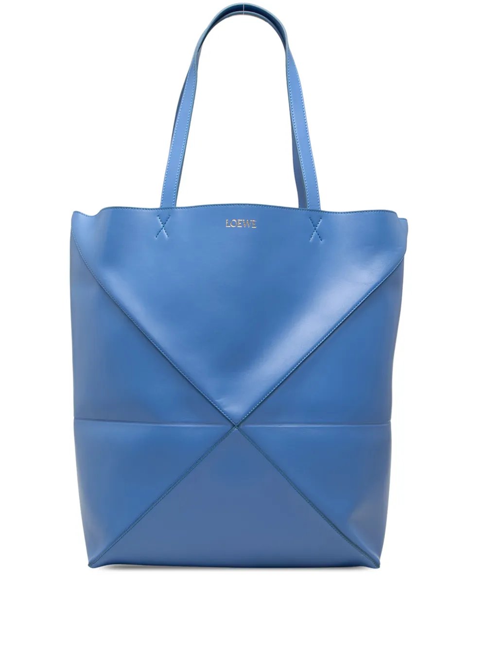 2023 Large Shiny Calfskin Puzzle Fold tote bag