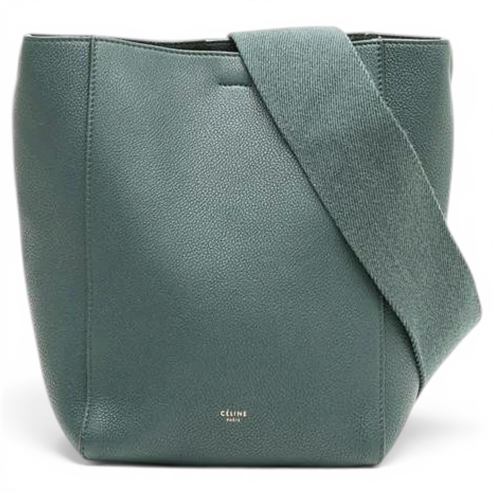 Celine Seau Sangle leather handbag