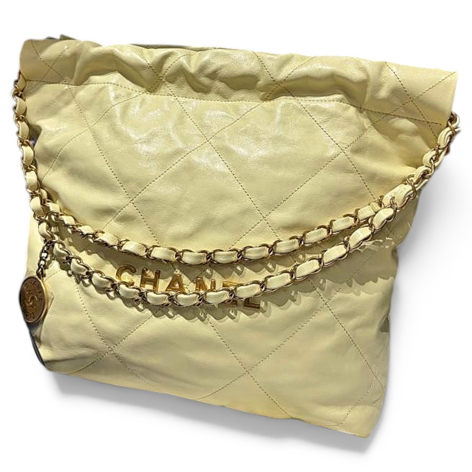 Chanel 22 leather handbag