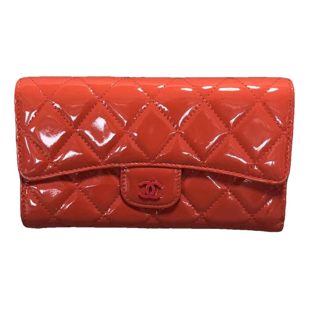 Wallet On Chain Timeless/Classique leather handbag