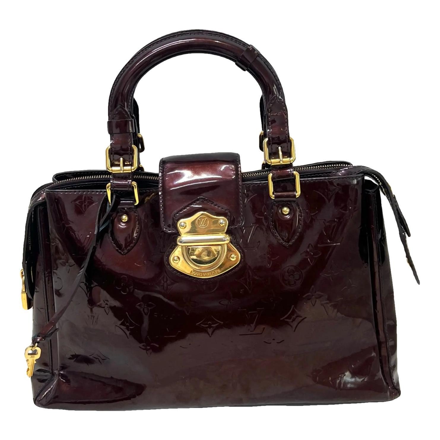 Berri patent leather handbag