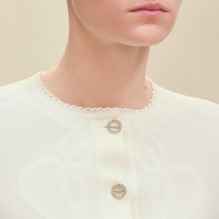 Blanc Naturel "Palefroi Remix" Light Half-length Sleeves Cardigan