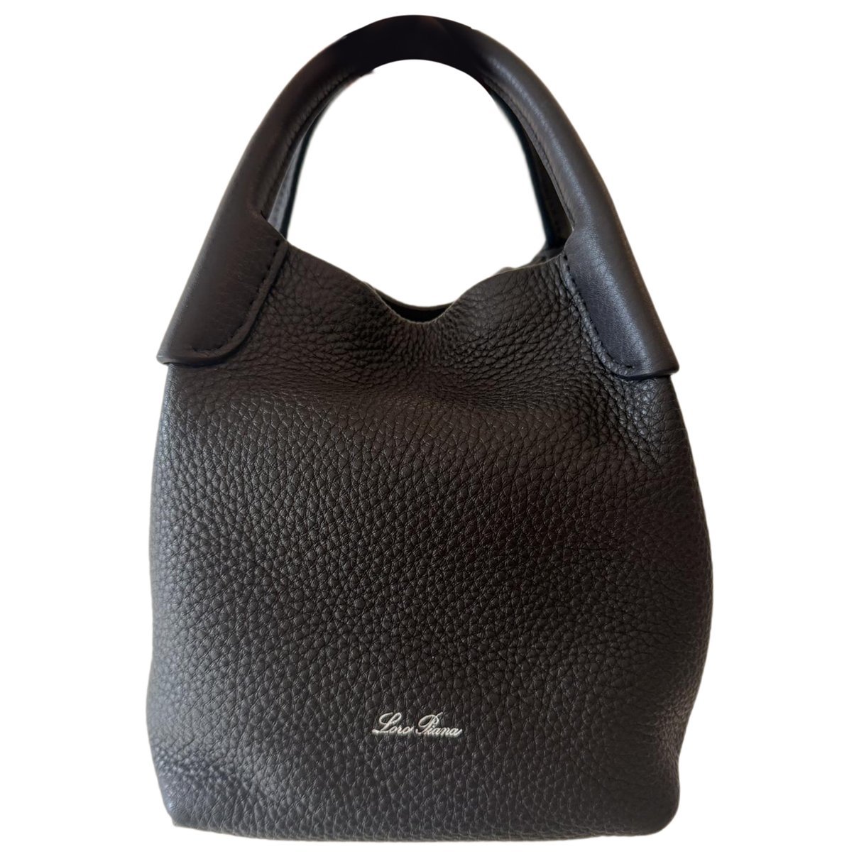 Leather clutch bag
