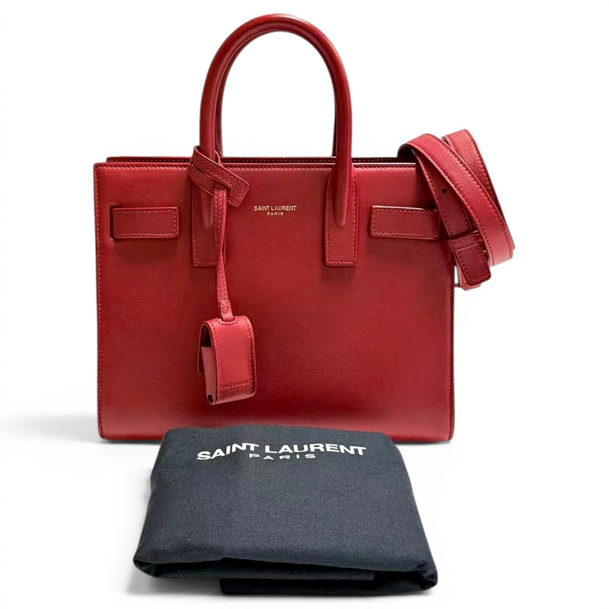 Saint Laurent Sac de Jour leather tote