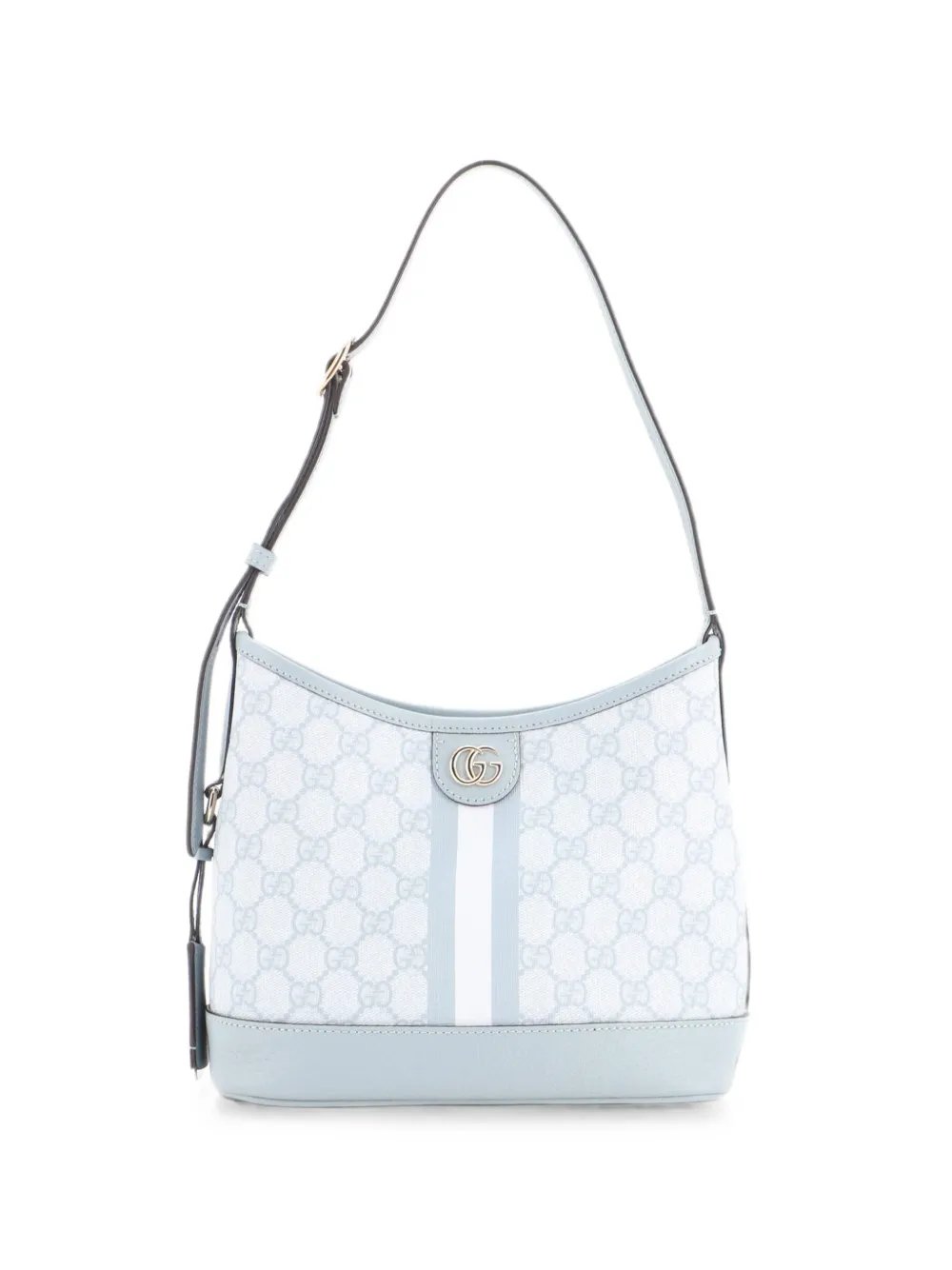 Ophidia Open Bucket Bag GG Coated Canvas with Leather Small shoulder bag