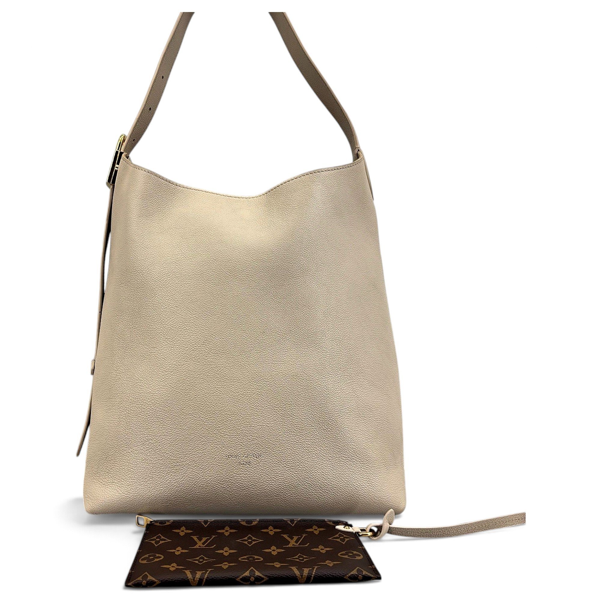 Low Key Hobo leather handbag