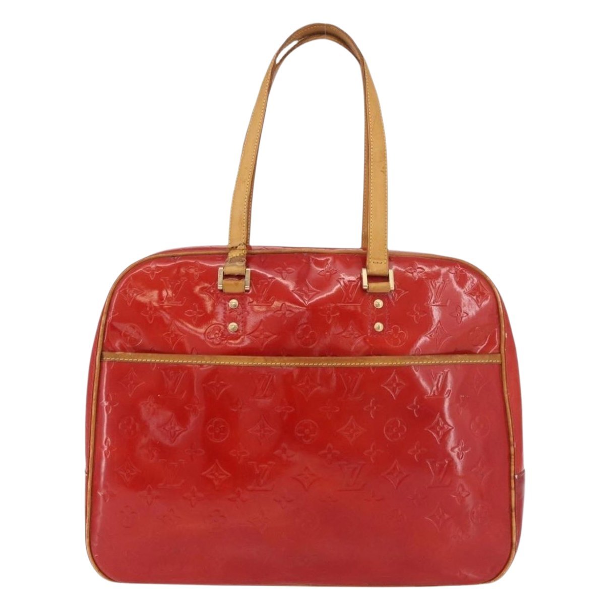 Sutton patent leather handbag