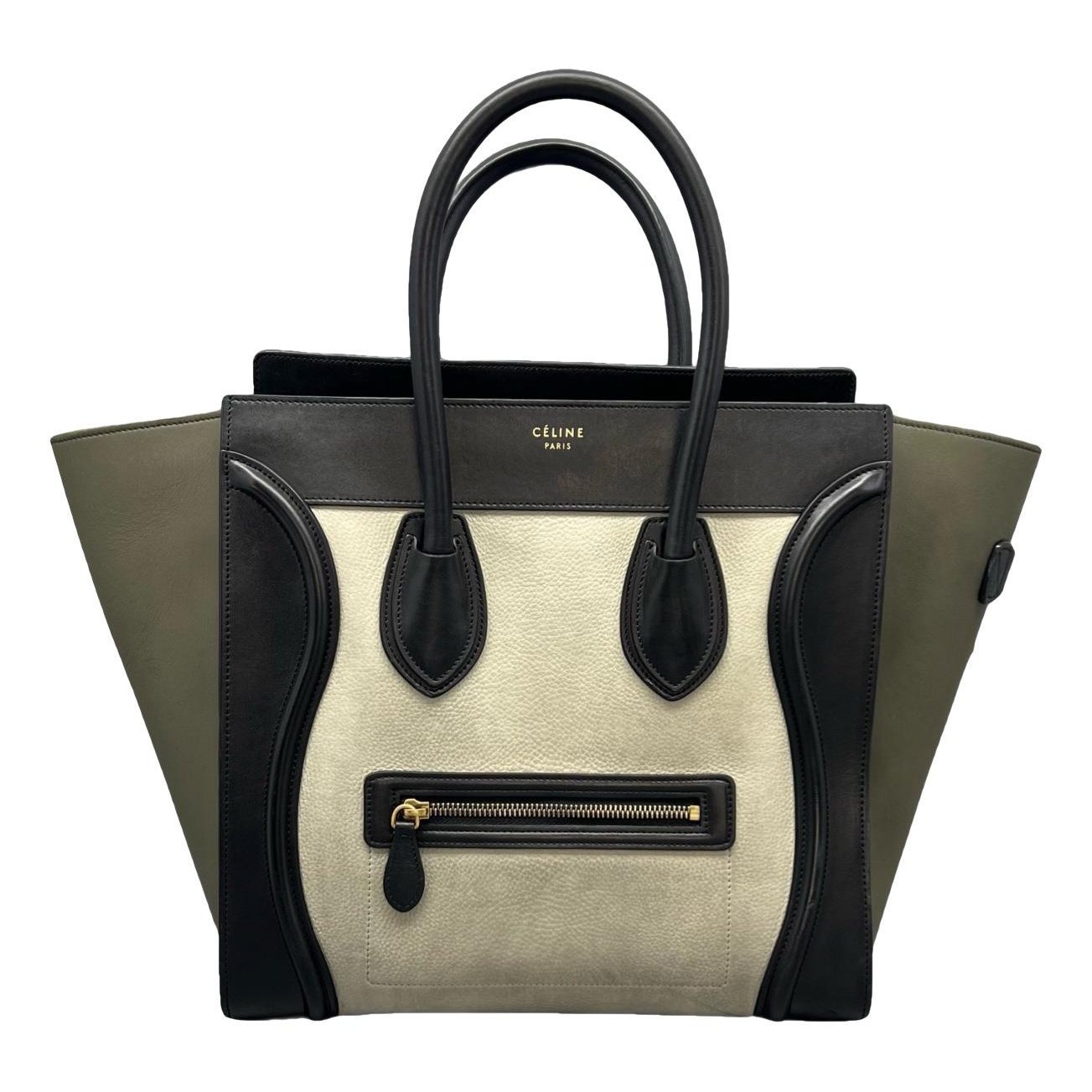 Luggage leather tote