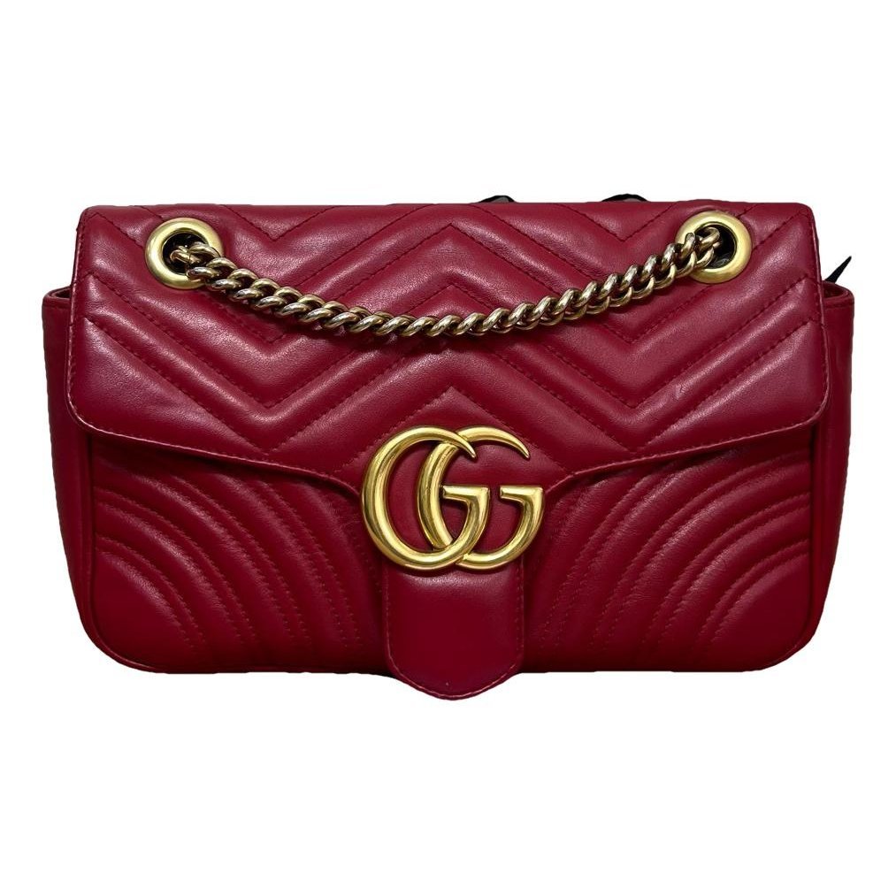 GG Marmont Flap leather handbag