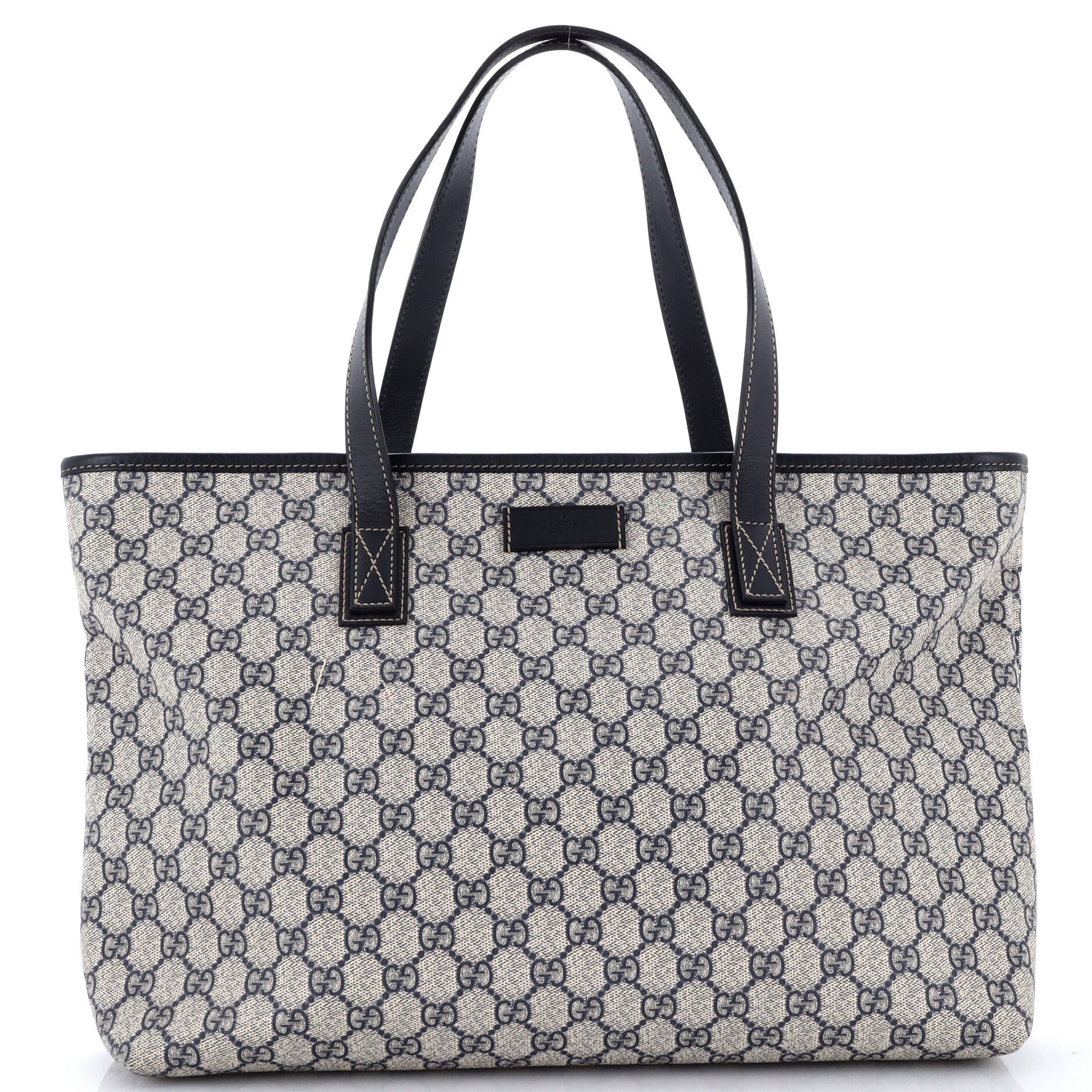 Plus Tote GG Coated Canvas with Leather Medium