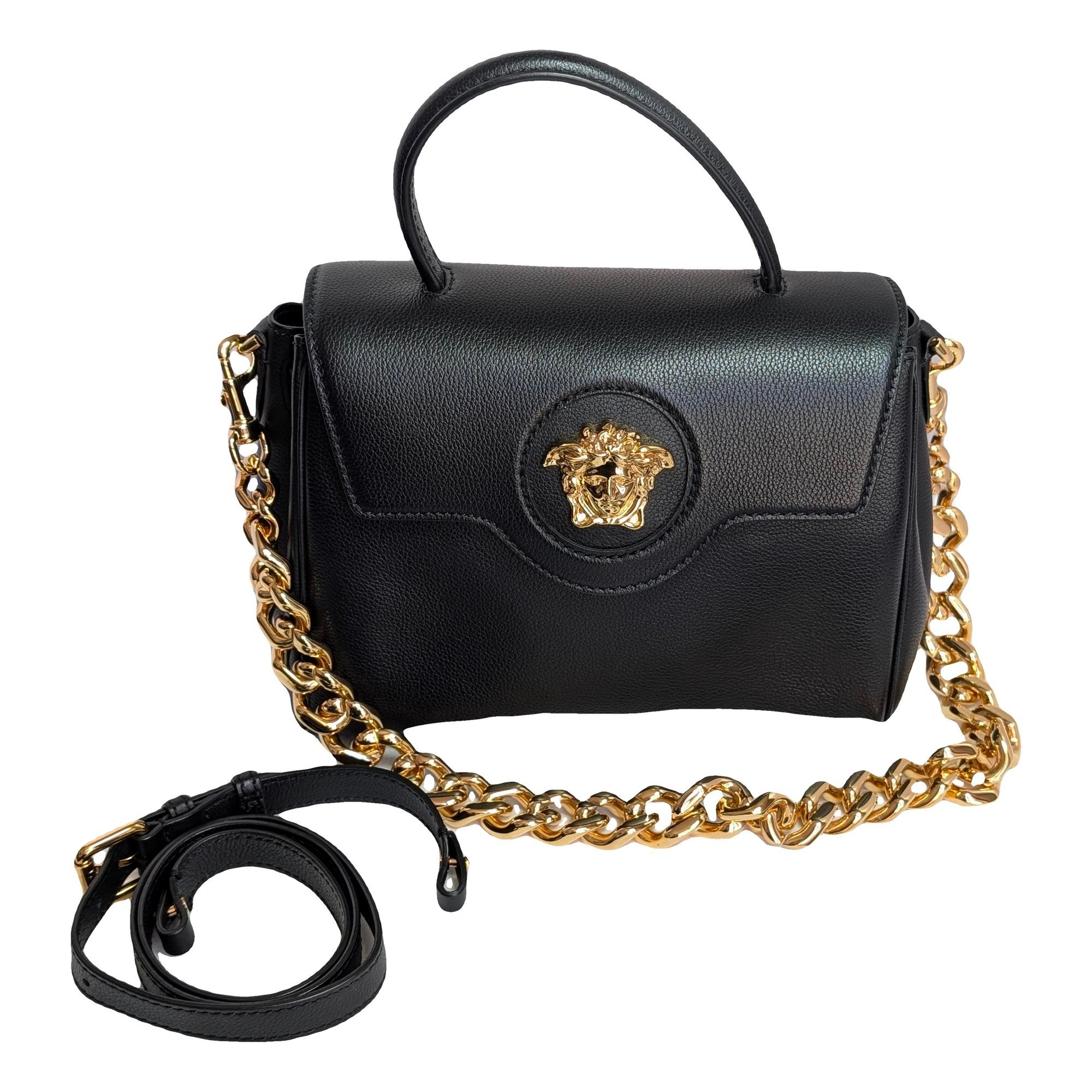 La Medusa leather handbag