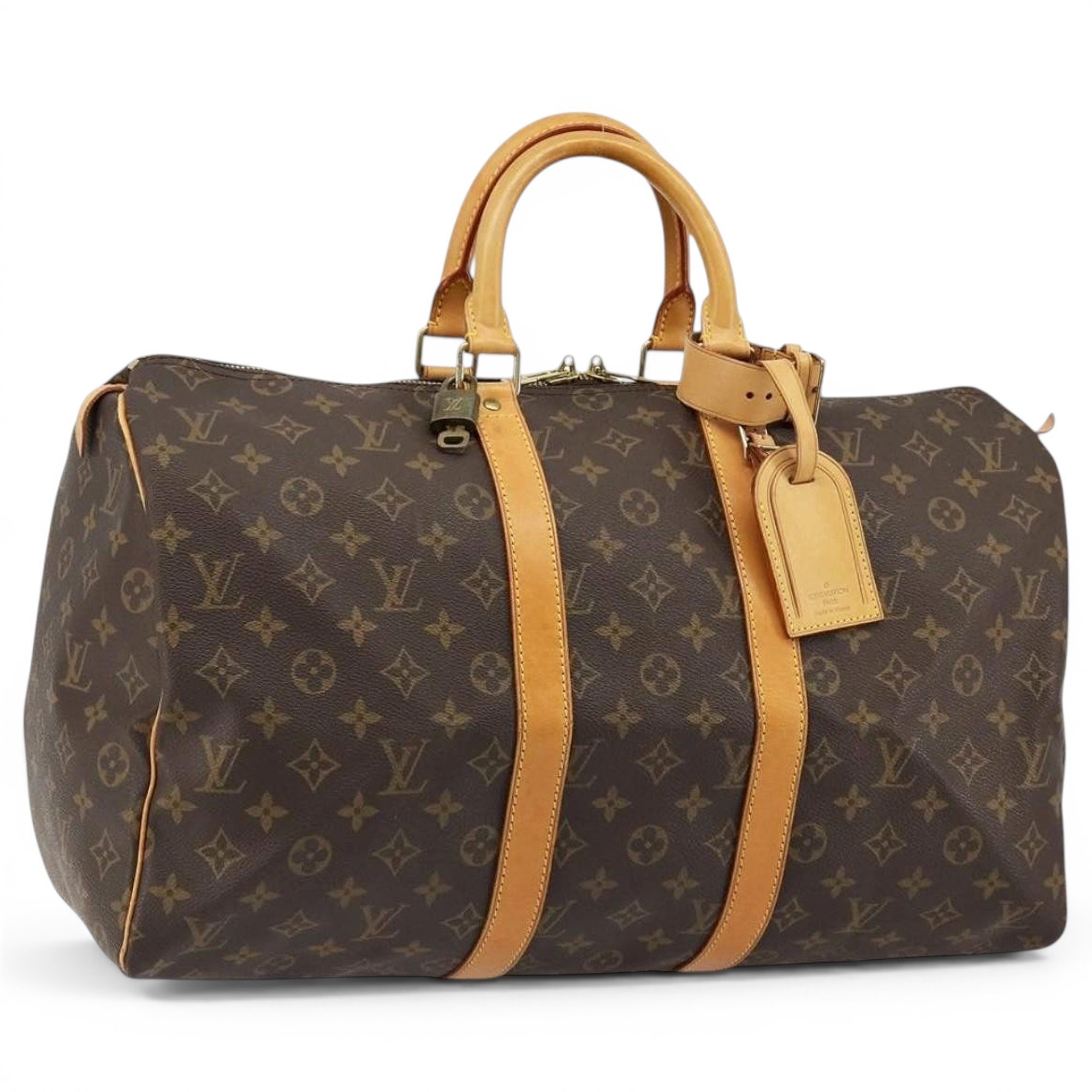 Keepall leather 24h bag