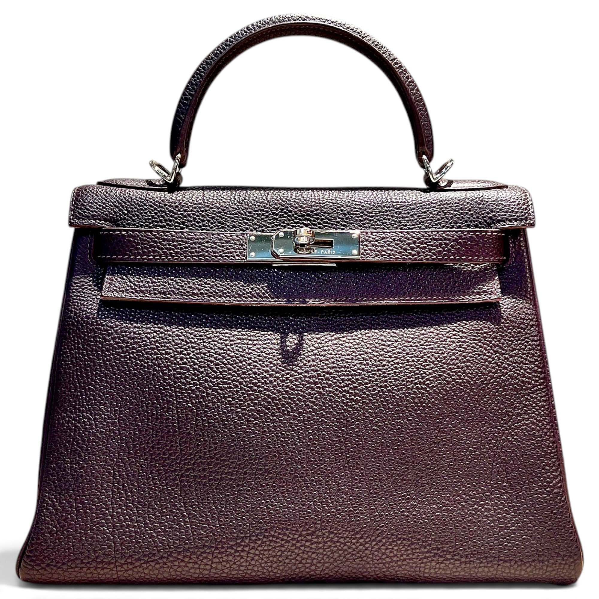 Kelly 28 leather handbag