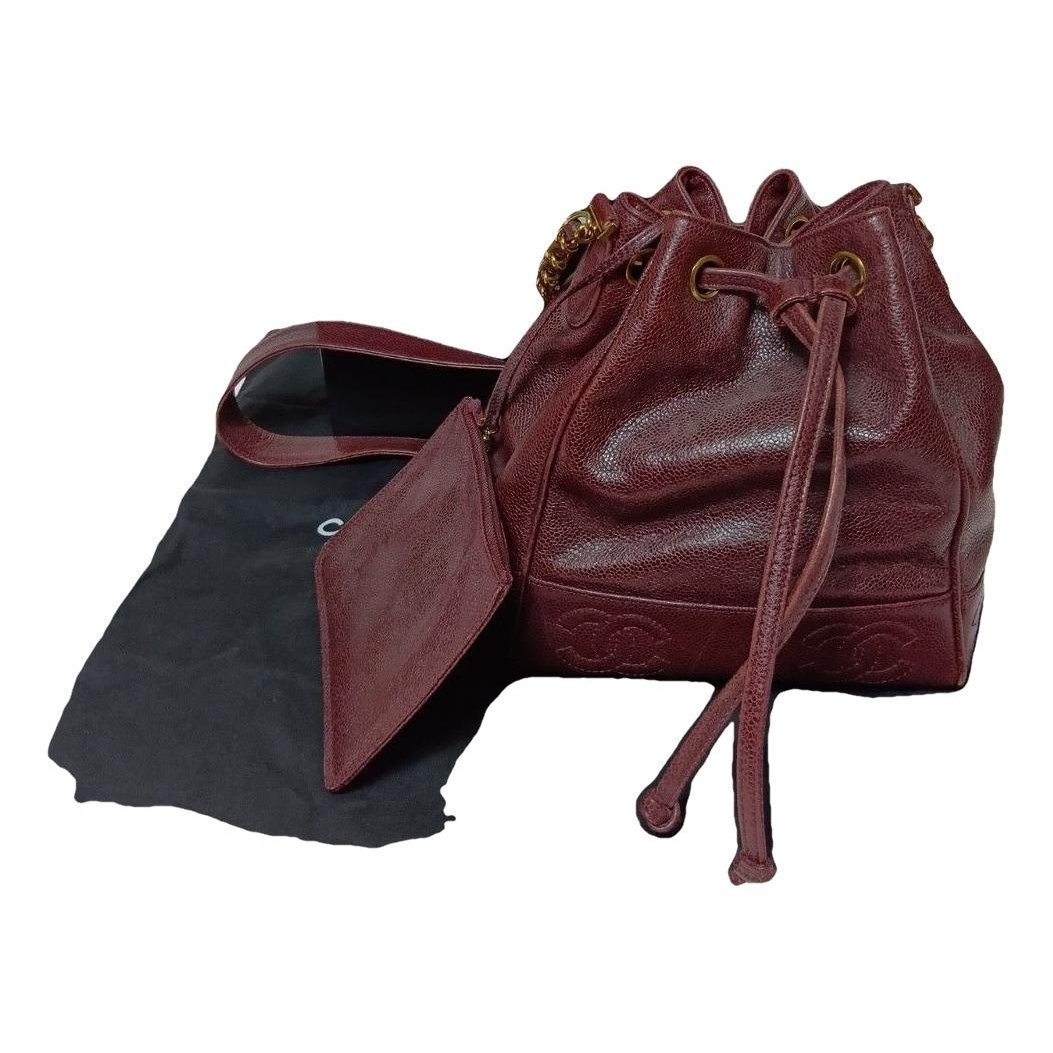 Leather handbag