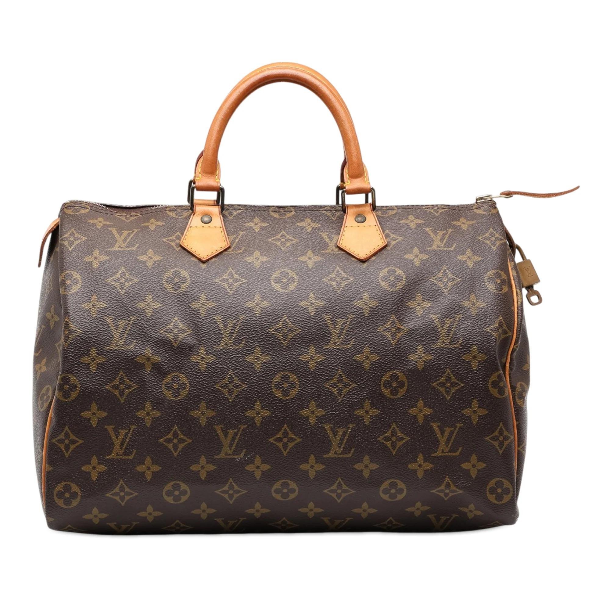 Speedy leather bag
