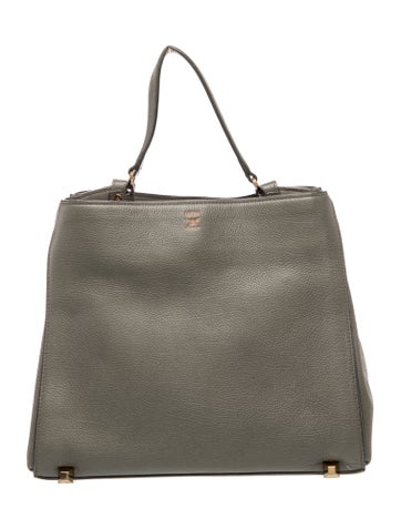 Leather Top Handle Bag
