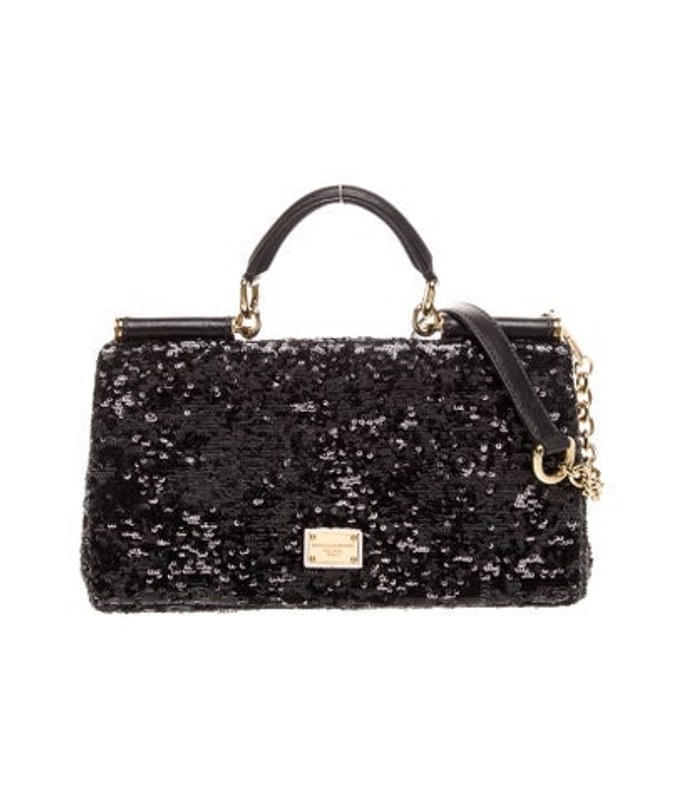 Dolce & Gabbana Gabbana Sequins Top Handle Bag