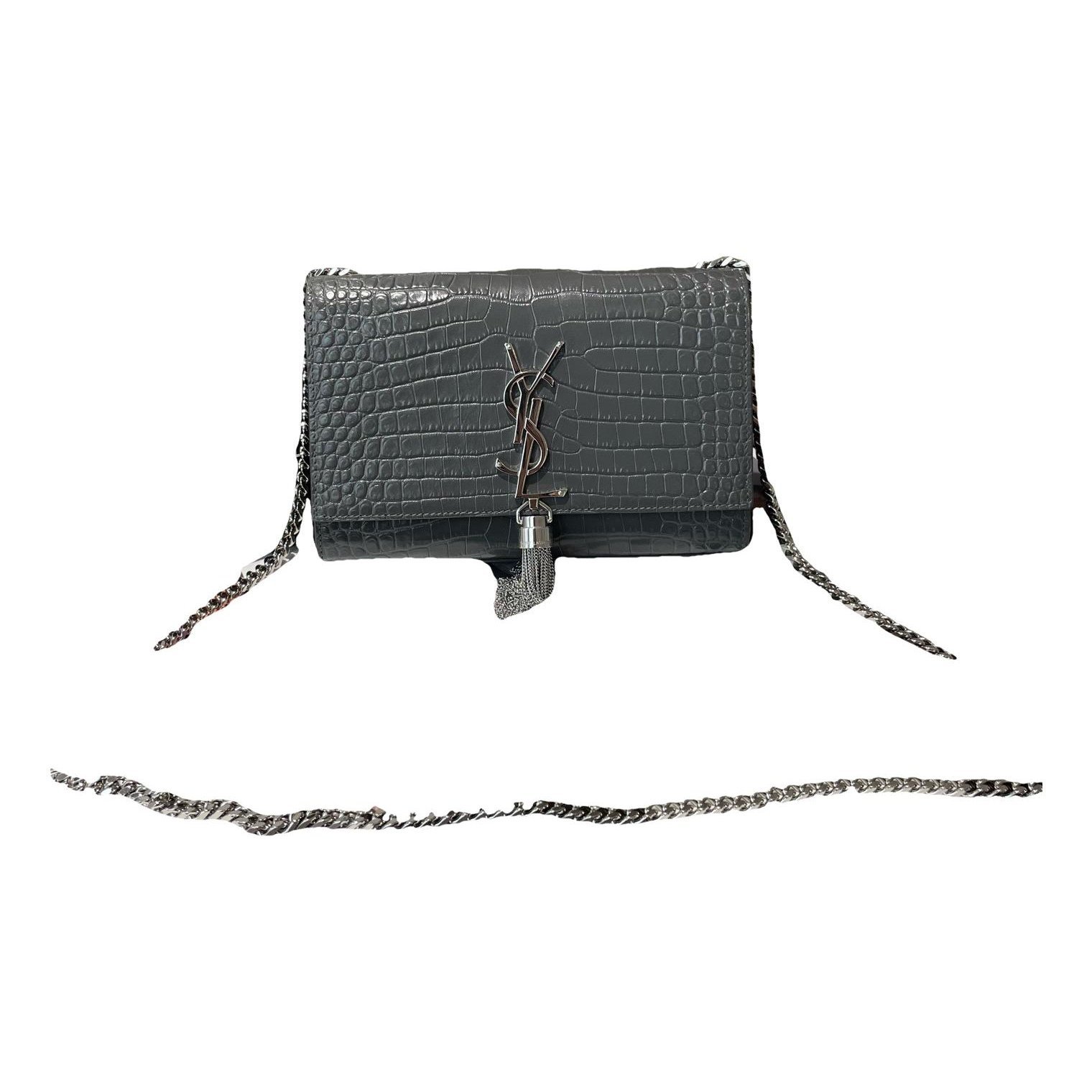 Pompom Kate leather handbag