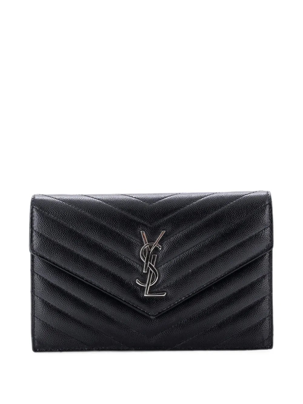 Classic Monogram Wallet on Chain Matelasse Chevron Leather Small crossbody bag