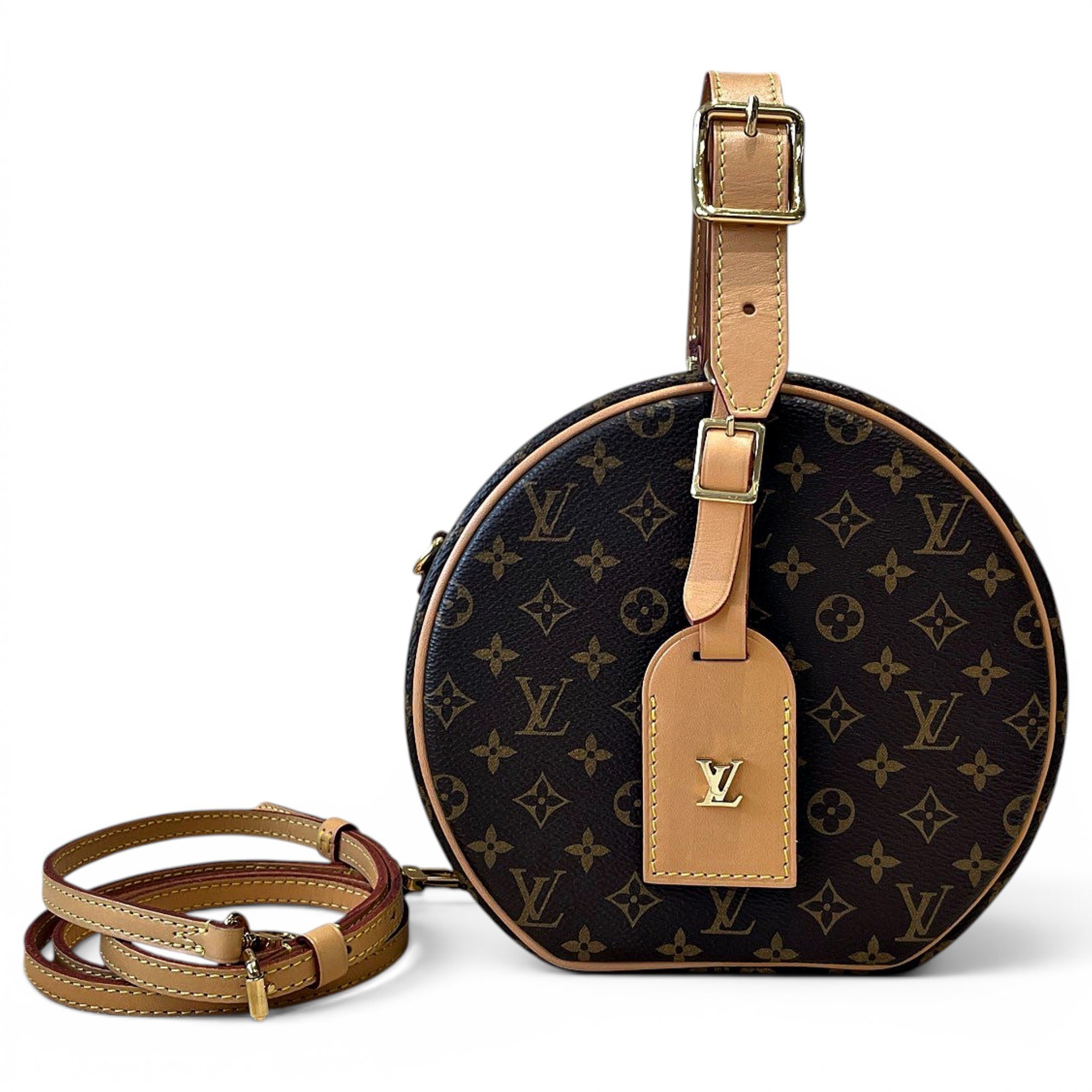 Boîte chapeau souple leather crossbody bag