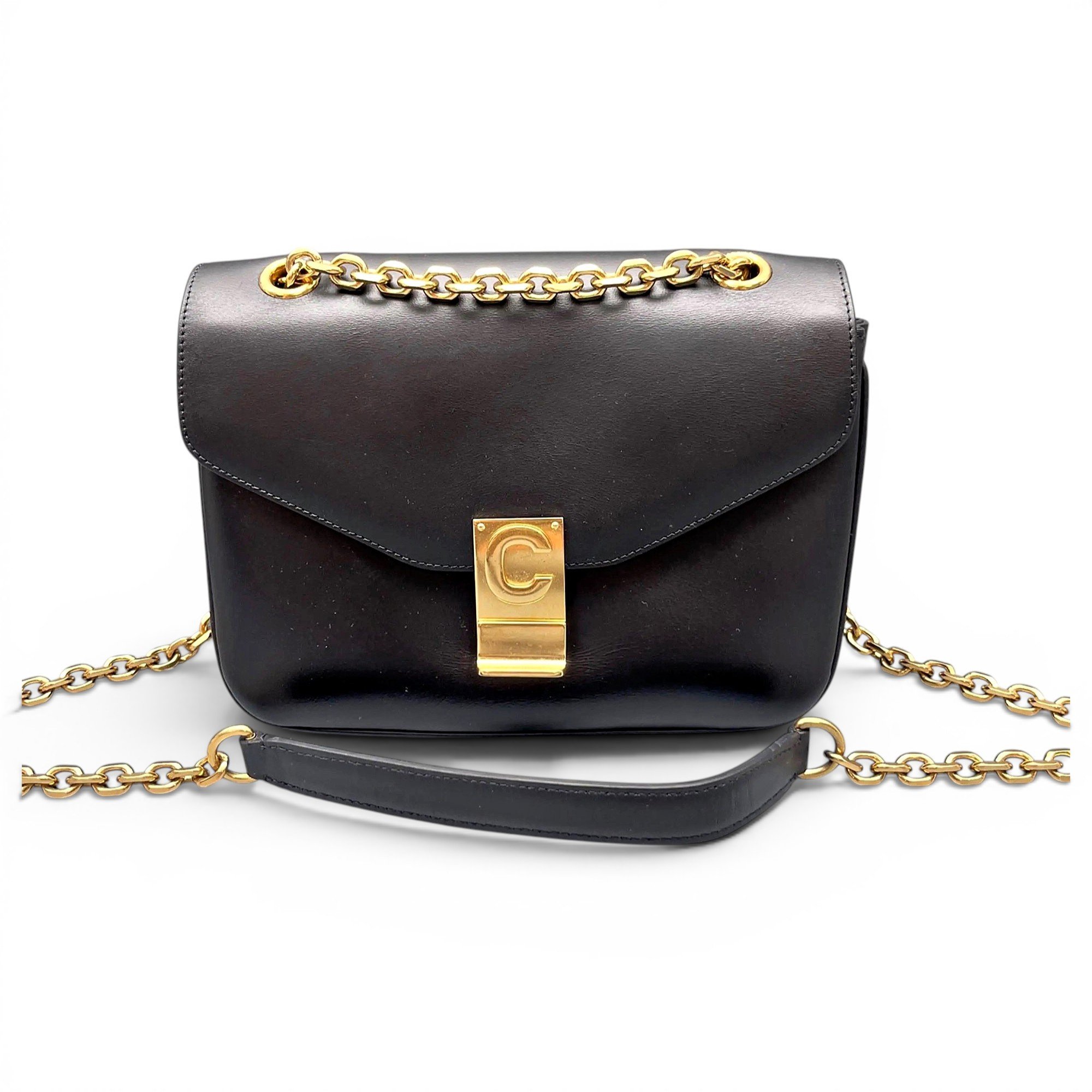 C bag leather handbag