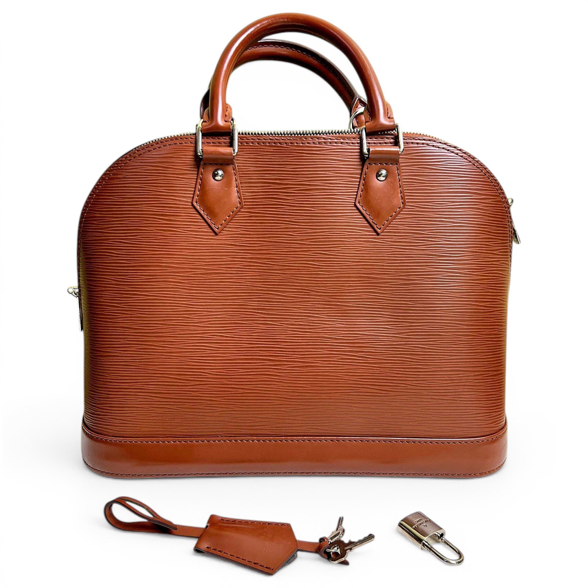 Alma leather handbag
