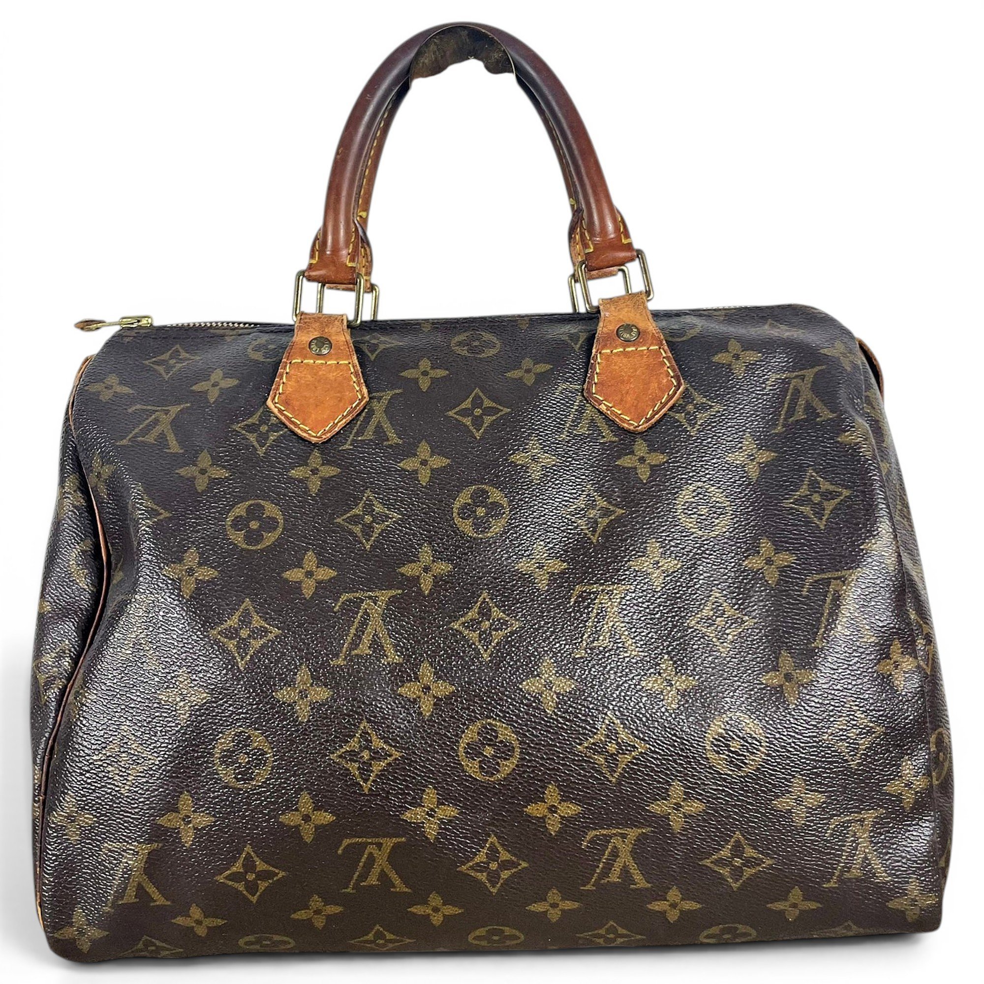 Speedy leather handbag