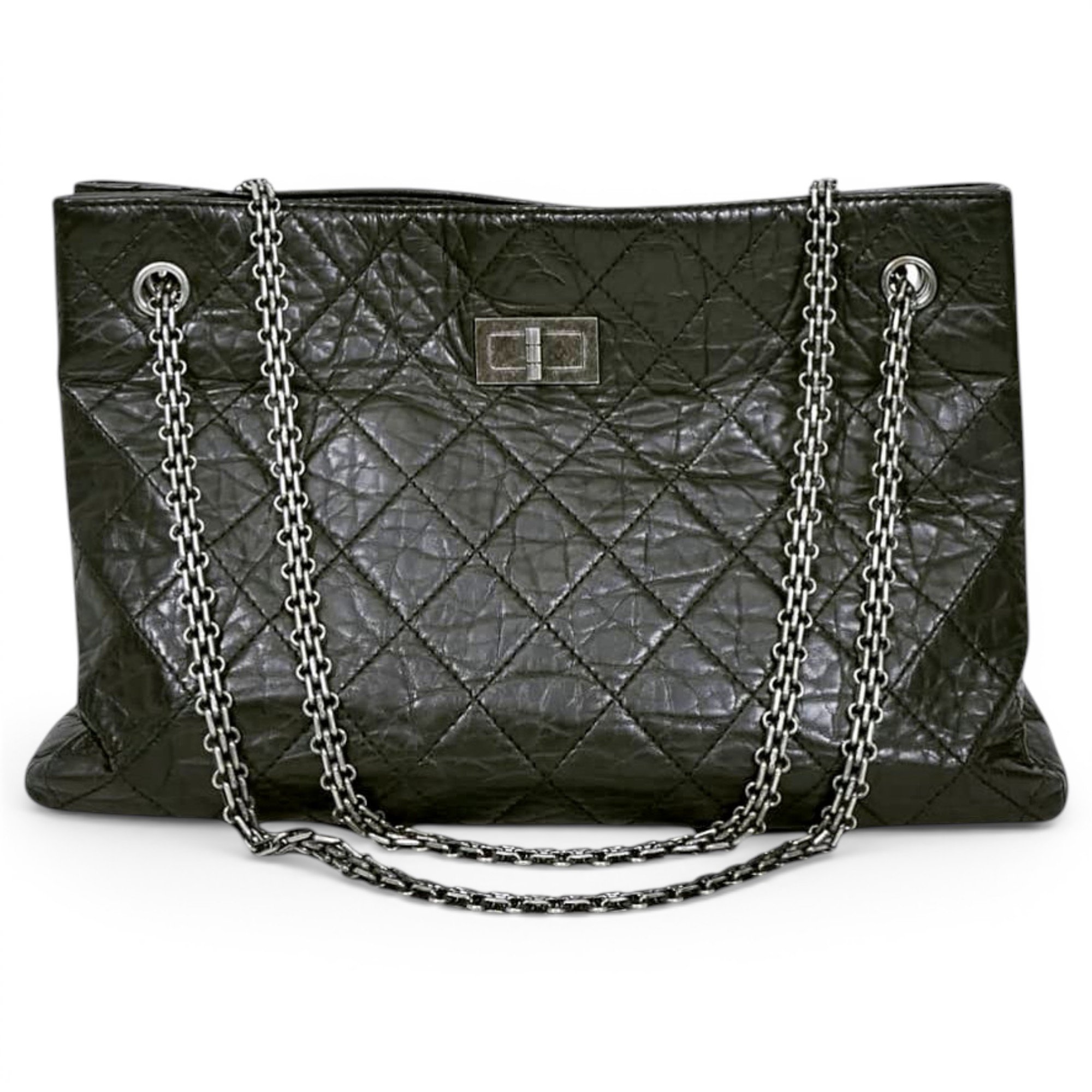 2.55 leather tote