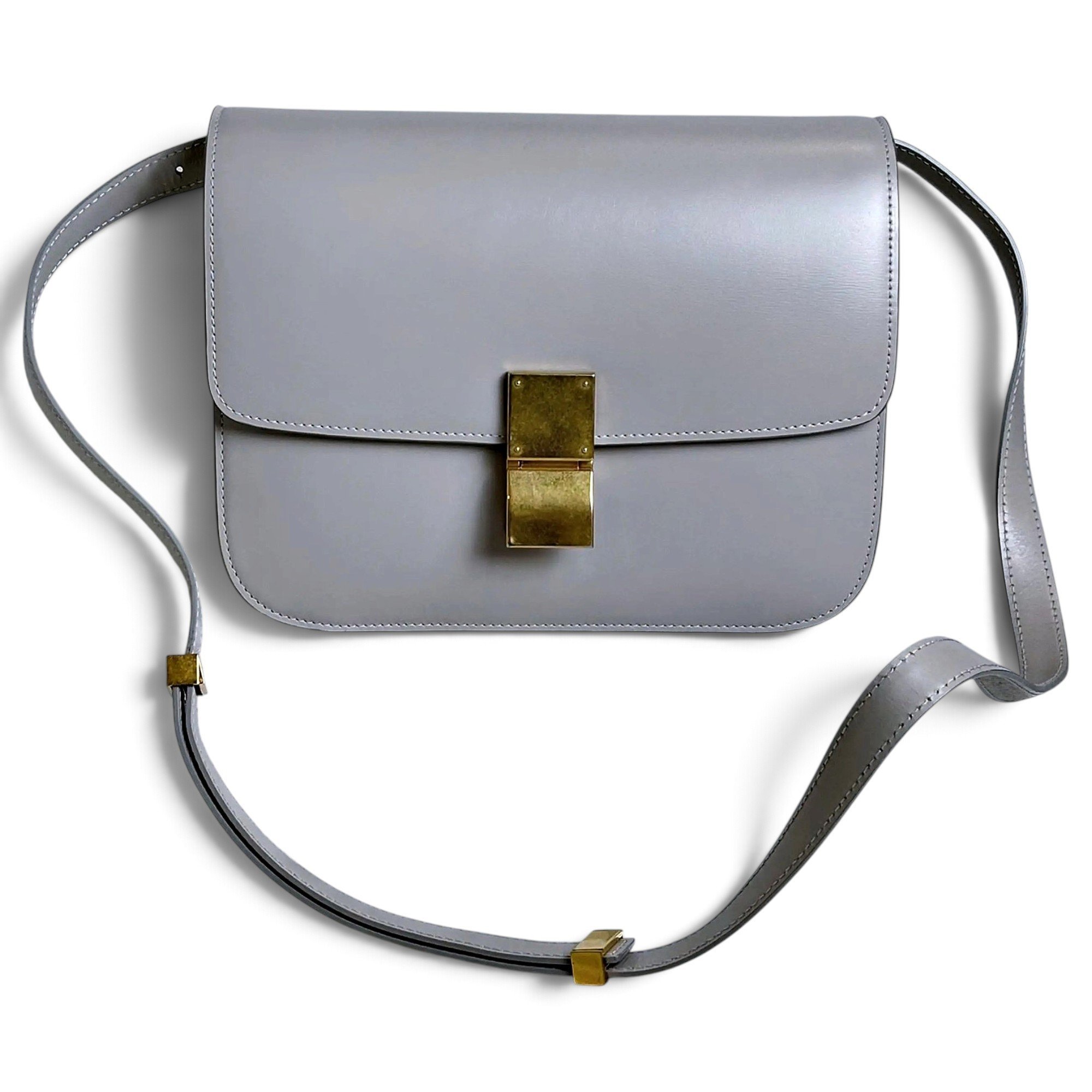 Classic leather crossbody bag