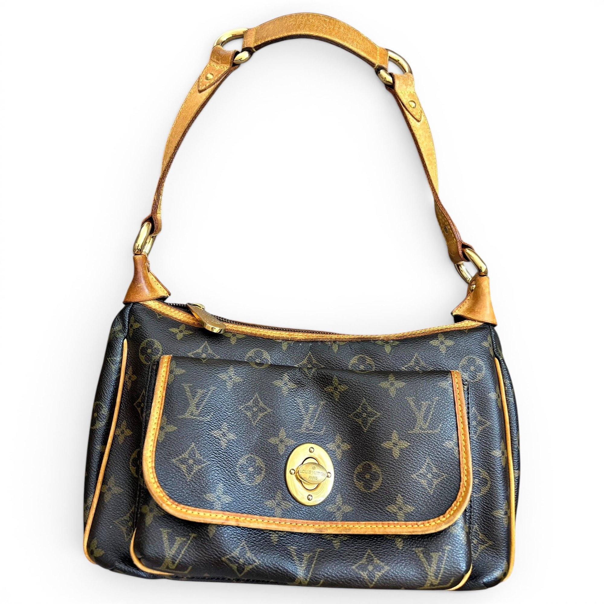 Leather handbag