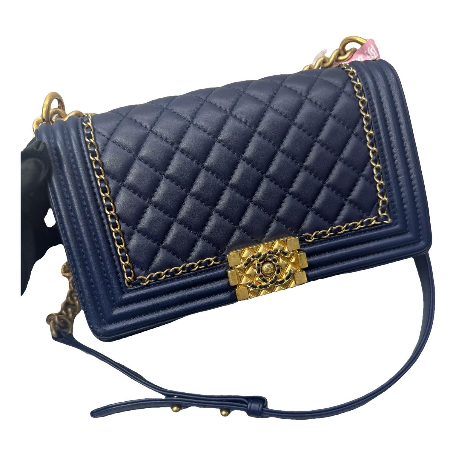 Boy leather crossbody bag