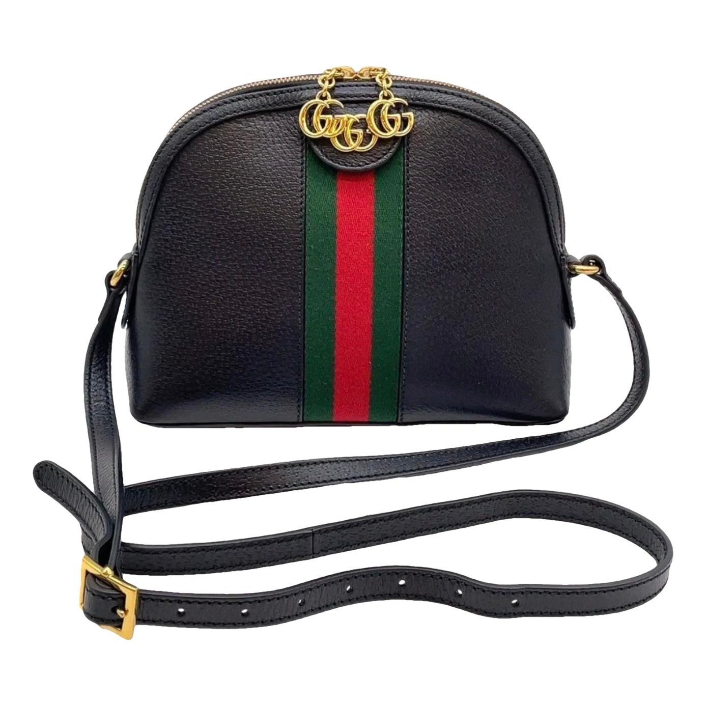 Ophidia Dome leather handbag