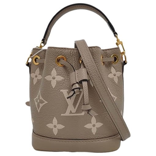 Nano Noé leather crossbody bag