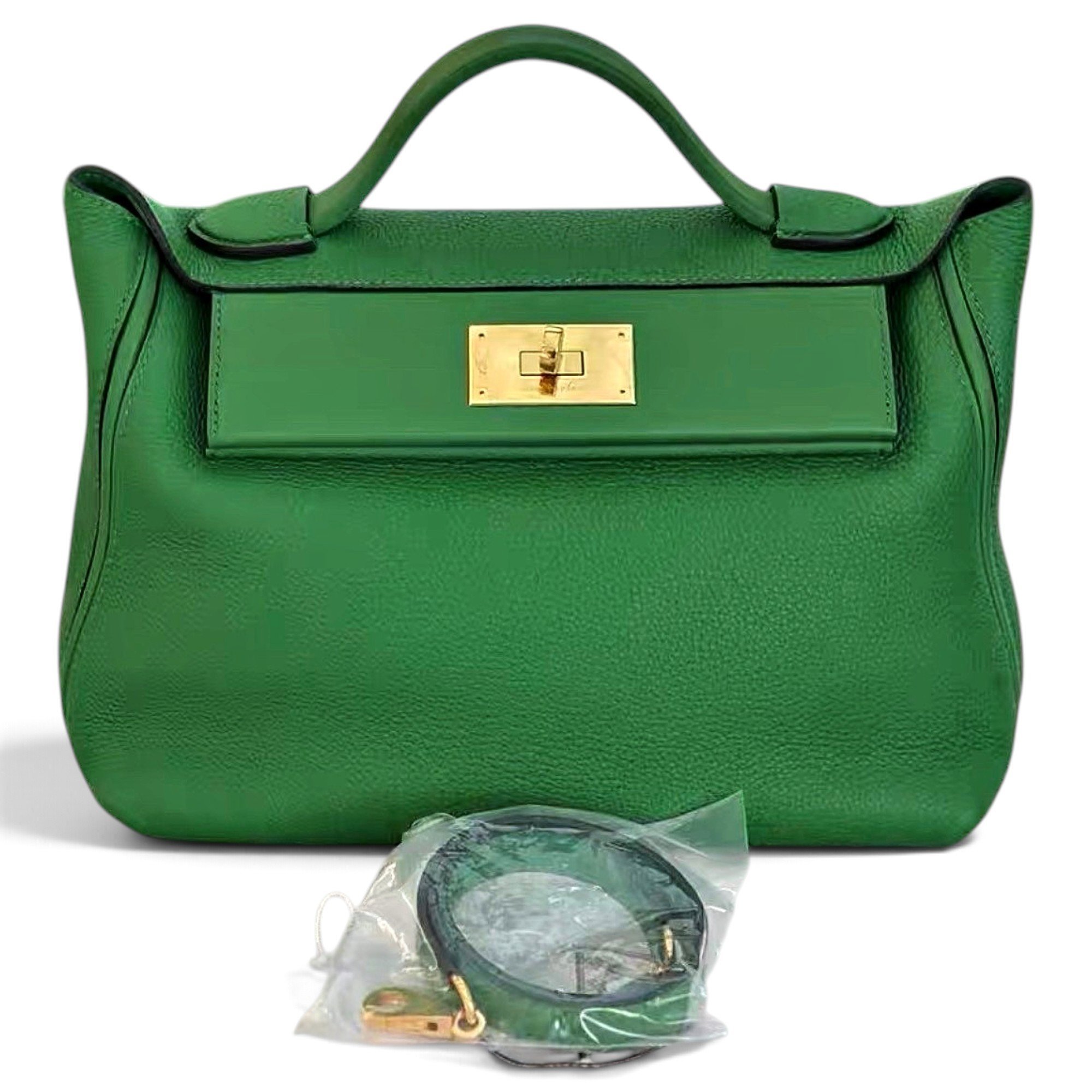 24/24 leather handbag