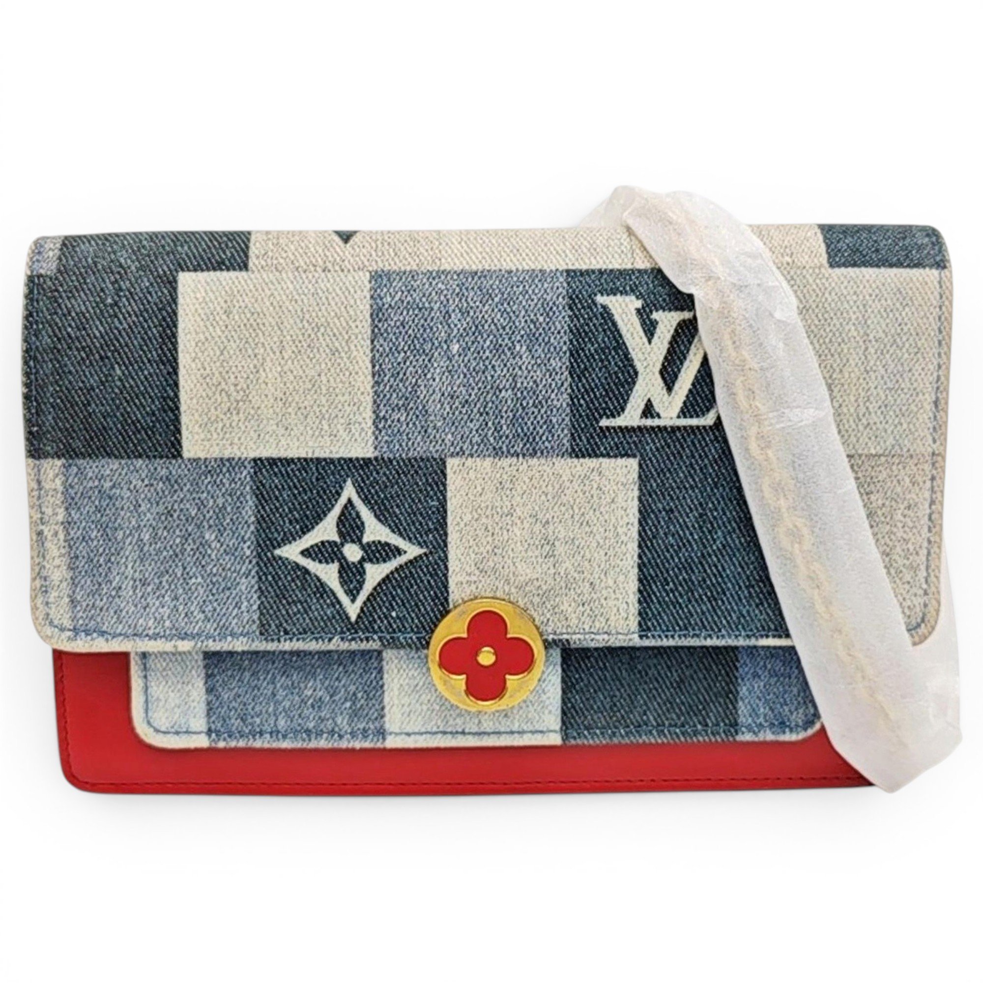Chaîne Flore cloth handbag